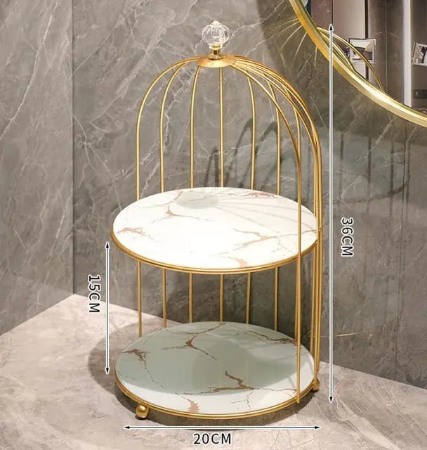 Bird Cage Cosmetic Organizer