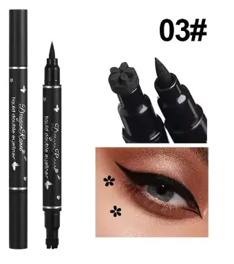 2-in-1 Butterfly Eyeliner & Stamp – Waterproof Black